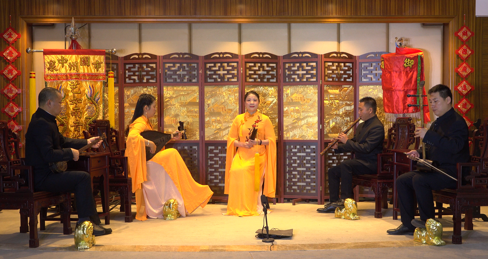南音七撩曲《趁赏花灯》表演单位：中国南安市南音研究会