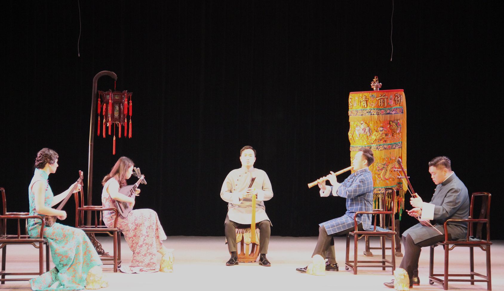 《古乐清音》专场演出——南音奏谱《四静板》表演单位：新加坡湘灵音乐社