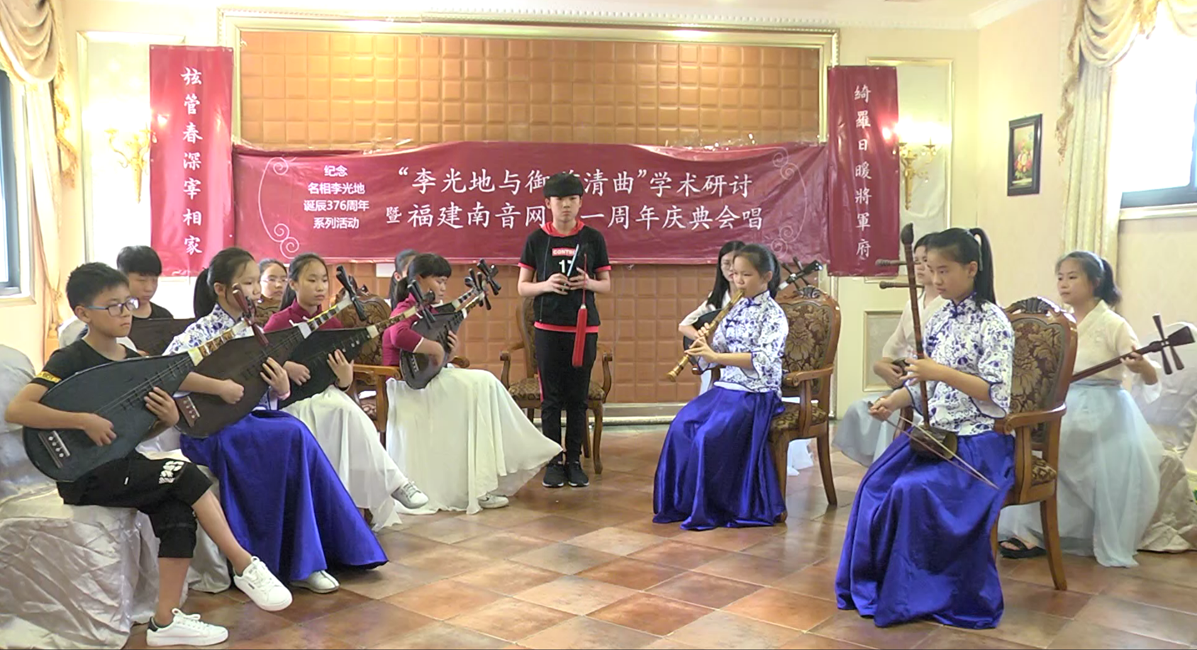 南音名谱《梅花操》二节起，中国泉州市安溪县湖头民间南音社