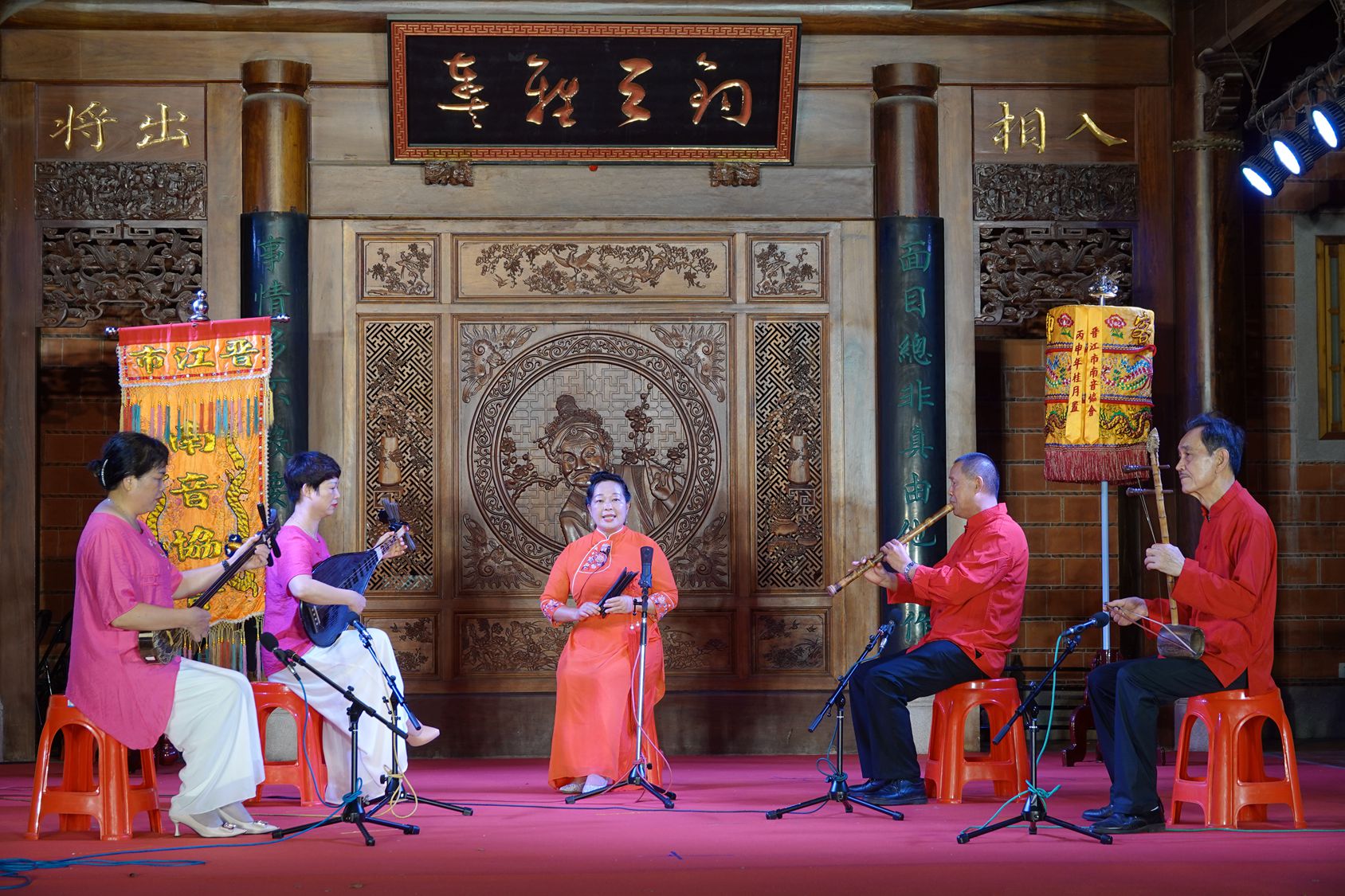 南音《秀才先行》演唱：林贤美，中国永春县南音社